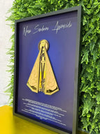 COMPRE 1 LEVE 2 – QUADRO NOSSA SENHORA APARECIDA COM MOLDURA PEÇA EM ACRÍLICO ALTO RELEVO